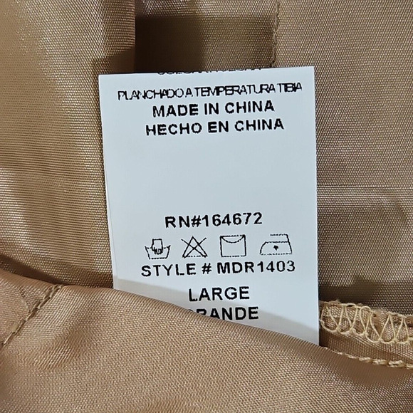 Fab'rik Fiarycore Empire Waist Dress Size Large Fall Colors Bubble Sleeves Y2K - Picture 14 of 14